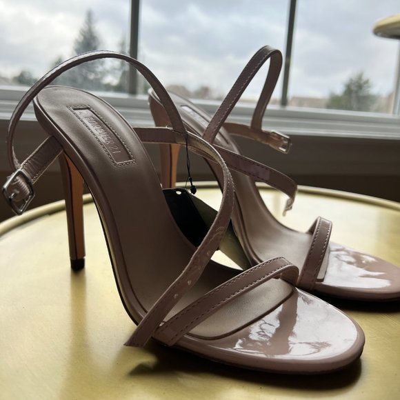 Forever 21 Pink Strappy Heel - Picture 6 of 7